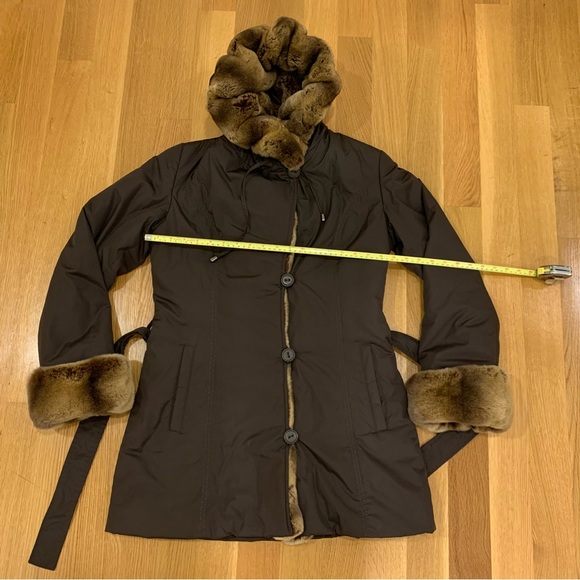 New Jessica Wilde Fur Trim coat with removable lining - Picture 10 of 14